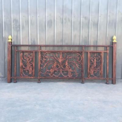 China Removable Iron Stair Handrail Decorative Fence Railing Indoor Balcony Railing for sale