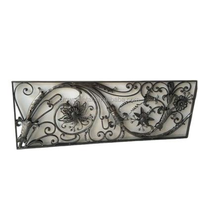 China Customizable villa metal wrought iron balcony railing for sale