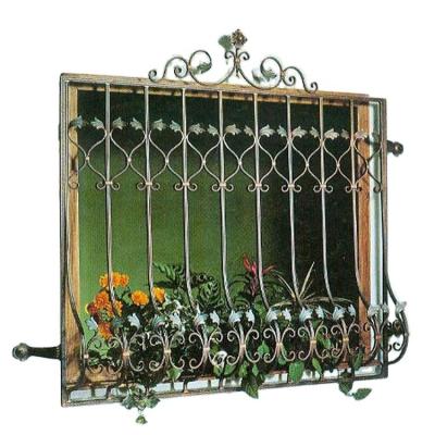 China High Quality Supplier Exporter Outside Modern Wrought Iron Grills Security Windows And Doors Design For House for sale