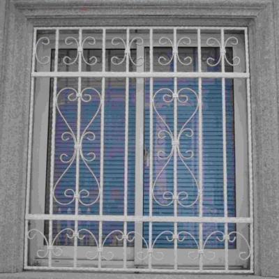 China Factory Price Modern Wrought Iron Safety Window Grill Design Anti-Theft for sale