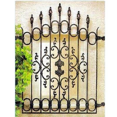 China Simple protection Decorative new design wrought iron windows grill balcony for sale