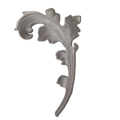 중국 Cast Iron Accessories Customizable Moulding Press Wrought Iron Leaves 판매용