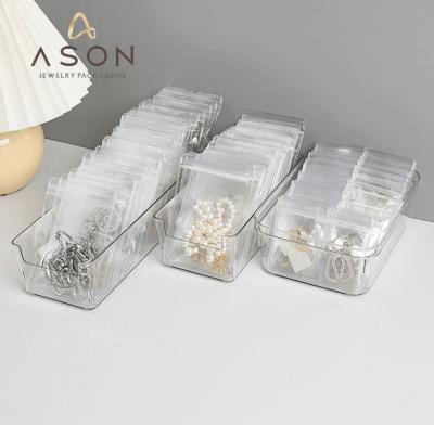 China Plastic Clear Antioxidant Necklace Ring Jewelry Packaging Bag Stud Earrings Jewelry Packaging Bag Storage Bag for sale