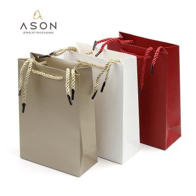 China Light Luxury Factory Wholesale Simple Jewelry Bag Can Print LOGO Jewelry Portable Gift Packaging Bag for sale