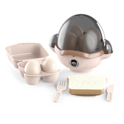 China Preschool Children Play Kids Set Pretend Play Toys Plastic Steamed Eggs Apparatus Set With Light And Healthy Kitchen Toy for sale