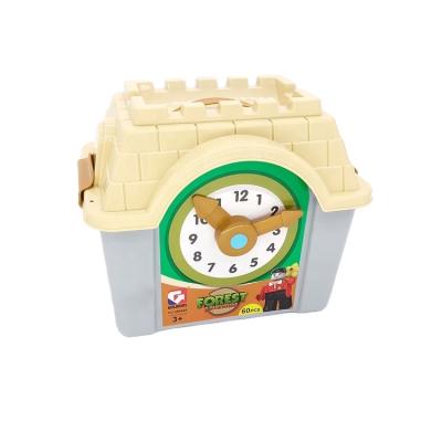 China Eco-friendly Material Education New Meaningful 3d Design Like The Clock Create DIY Robot Package Shops Small Block Toys for sale