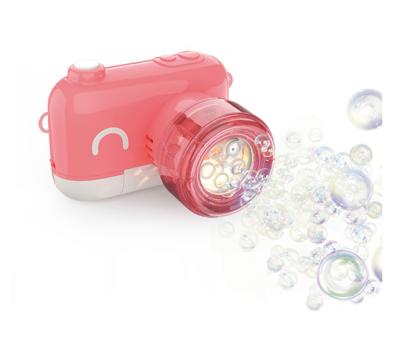 China Cute Summer Toy Children Outdoor Toys Expression Bubble Camera With Light And Healthy Summer Toys for sale