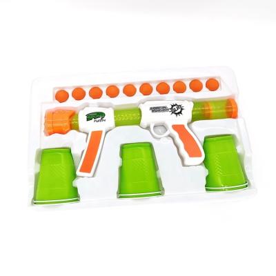 China Other high quality plastic soft cheap 3d ball realistic toy coloful machine guns for kids for sale