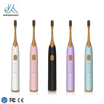 China Household Hot Sale Portable Rechargeable Automatic Dental Bamboo Electric Toothbrush for sale