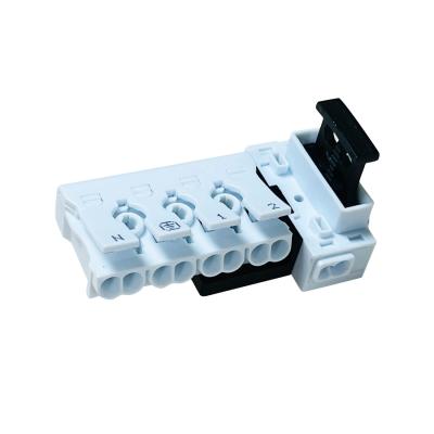 China Fused PA66 94V-2 5 Pole Connector For LED Lighting for sale