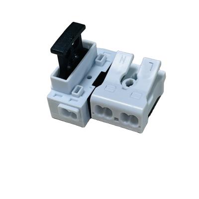 China PA66 94 V-2 Push Wire Fused Connector With 2 Pin Connector For LED Lighting for sale