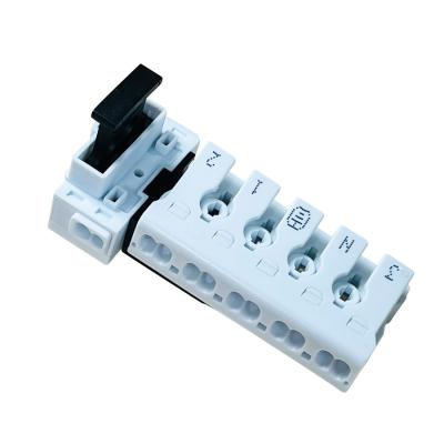 China Fuse PA66 94 V-2 Terminal Block With 5 Pin Push Wire Connector for sale