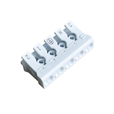 China Thin 5 Pin PA66 94 V-2 Push In Wire Connector for sale