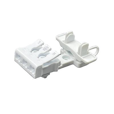 China PA66 94 V-2 ENEC CE Cable Clamps 3 Pin Wire Connector for sale