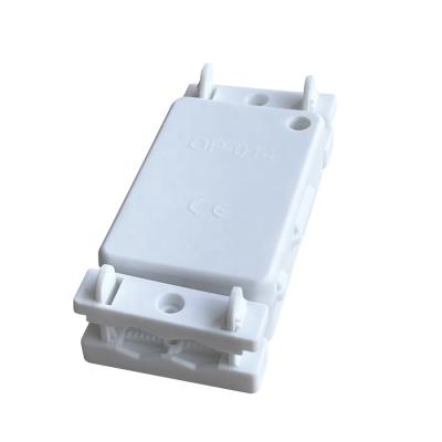 China PP 94 White Color V-2 4 Pole Plastic Junction Box With Connectors Or 5 Pole Terminal Blocks for sale