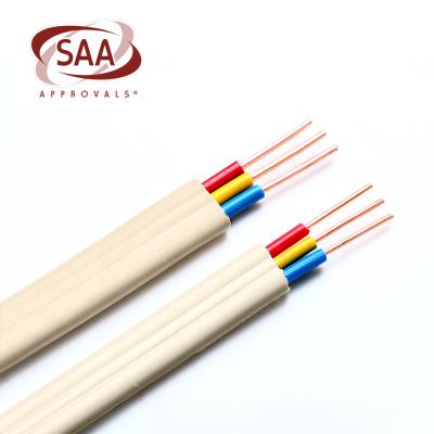 China Other BVVB Hot Sale 300/500V PVC Insulated And Sheathed TPS To Wire Flat Cable 3 Power Lines for sale