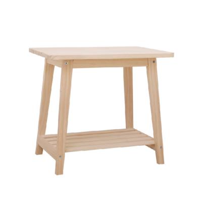 China Modern creative solid wood children's toy table children's tea table bedroom bedside shelf for sale