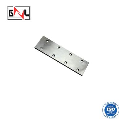 China Industrial solid lift guide rail fish plate for cabinfor T70/75/89 with bolt and nut for sale