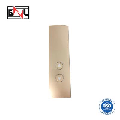 China Modern Glass Type Elevator COP LOP With Smart Push Button Dot / LCD Display Type 304SS Wall Mounted for sale