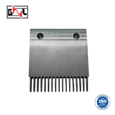 China Industrial Escalator Comb Plate 21502025A 21502024B 21502023A 21502024A 21502026A Escalator Step Parts 19 Teeth Aluminum for sale