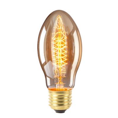 China All Design E26 110V Edison Vintage Antique Light Bulbs 40W Decectorative Industrial Warm Light Filament Tungsten Glass Lamp Incandescent Bulb BT53 for sale