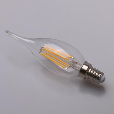 China 220V E14 LED Ignition C35 Filament Lamp Pull Retro LED Crystal Bulbs LED Candle Edison Tail Light Bulb for sale