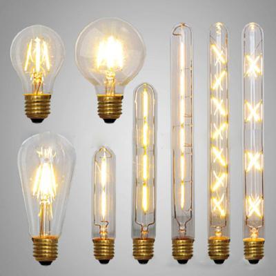 China All Decorative Best Price Use Latest Low Price Edison ST64 G80 C35 A19 Led Filament Bulb E26/E27/B22 for sale