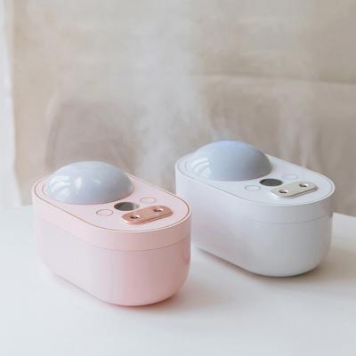 China Car Chargeable Dual Mist Jet USB Desktop Air Humidifiers for Bedroom Kids Babies for sale