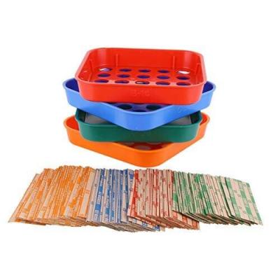 China 4 Color Coin Sorters Tray and Parent 4 Tray Bundled to Pick Color Coded Coins for sale