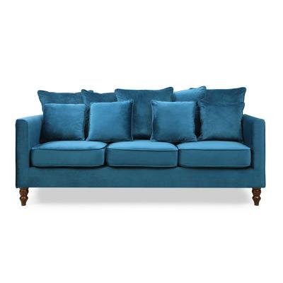 China Waterproof Type Couch Living Room Sofa Furniture Living Room Sofa Set Velvet Fabric New Fabric Bargain Price Furniture for sale