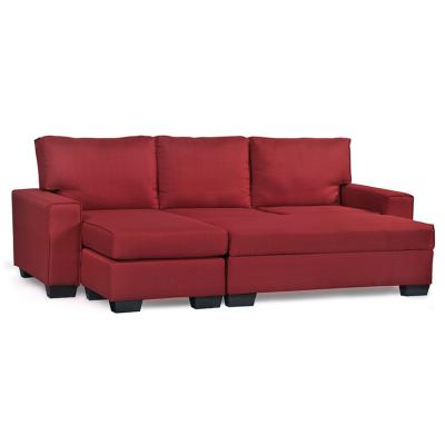 China Factory Sale Various Of Sofas Corner 2 Pcs Modern Waterproof Widely Used Reversible Fabric Sectional Sofa for sale