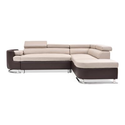 China Factory Manufacture Modern High Back Corner Sofa Bed , Corner Sofabed With Storage for sale