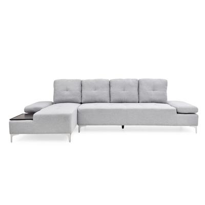 China Modern High Quality Durable Using Various Luxury Corner Sofa With Coffee Tray for sale