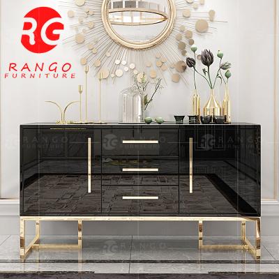 China (Size) 2022 adjustable pink gold hallway table TV cabinet console livinig room furniture for sale