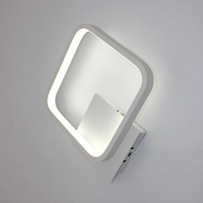 China Nordic Modern Hallway Antiqu Energy Saving With Reading 16W 32W Vintage Bedsdie White Wall Light for sale