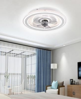 China Now Product Modern Round Lighting Living Room Fans LED Ceiling Fan Home Light Ceiling for sale