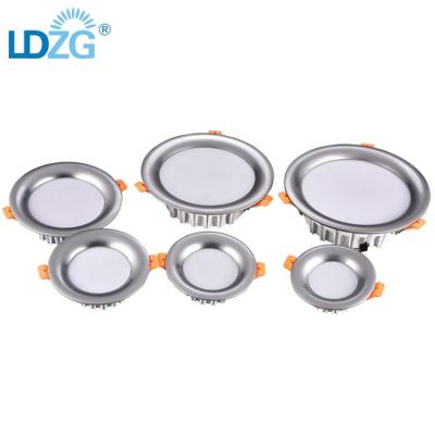 China Residential Factory Price 5 Inch SMD Color Dimmable Black LED Downlight Dual Spot Driverless Down Light for sale