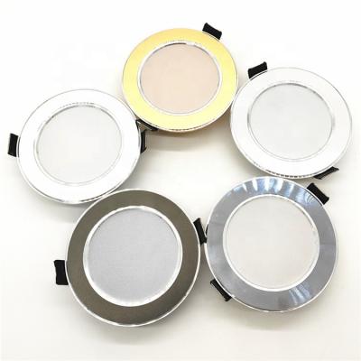 China Factory Wholesale Embeded Zhongshan LED Lighting Two Tone Deep 5w 100mm 4 Colors LED High Quality Guzhen LED Downlight for sale