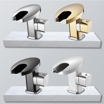 China Metered Modern High End Faucets LED Light Bathroom Sink Faucet for sale