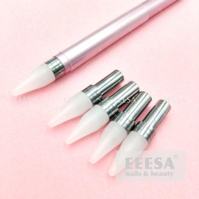 Chine Multifonctionnel remplacez le clou pointillant la tête de cire de Pen Pencil Rhinestone Picker Tip à vendre