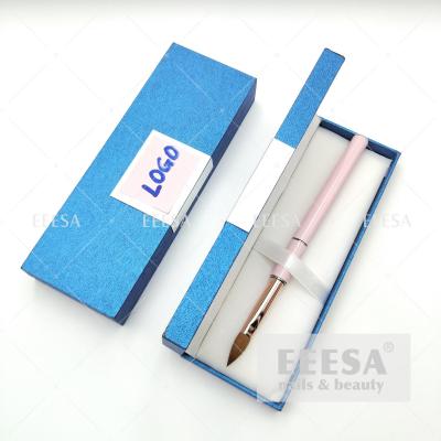 Chine Boîte bleue de Pen Custom Logo Packaging Gift d'outil de brosse d'ongle de manucure à vendre