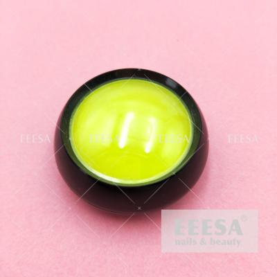 China Custom Glossy Light Yellow Nails Eyeshadow Neon Nail Art Powder Pigments for sale