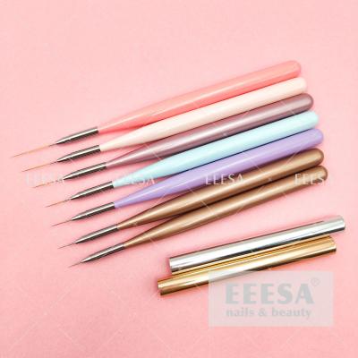 Chine clou précis ultra mince en bois Art Liner Brush Sets de 3Mm 5Mm 7Mm 9Mm 12Mm 15Mm 20Mm longtemps à vendre