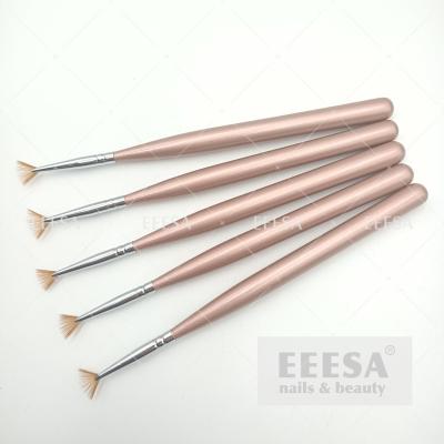 Chine Petite Mini Less Motor Nail Fan brosse faite sur commande de Logo Powder Art Design Cleaning à vendre