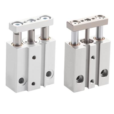 China 6/10mm Rod Miniature Cylinder Automation Equipment MGJ Guide Piston Pneumatic Multi-Hole Acting for sale