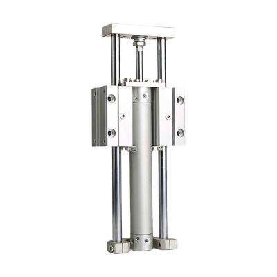 China Automation Equipment MGGM/MGGL Cylinder With Guide Rod Piston Actuator Multi-hole 20/25/32/40/50/63mm Pneumatic Action for sale