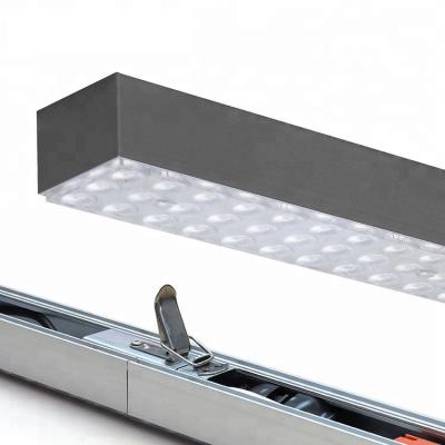 China Modern 3ft 2ft 50w indoor led light silver supermarket linear led light for sale