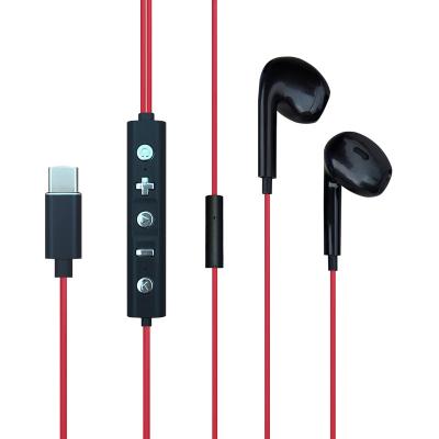 China Good Quality Type C Earphone Voice Change Cheap Hot Selling Voice Switch Earphones for sale