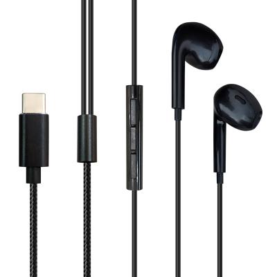 China Volume + Factory Wholesale Type-C Bass Earphones Headphones Wired Earbuds by Digital Directly for sale