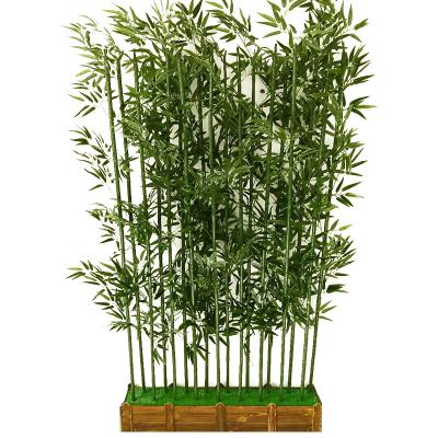 China Artificial Flower Artificial Flower Decorative Silk Bamboo Tree For Garden Green Plant Home Wedding Decor for sale